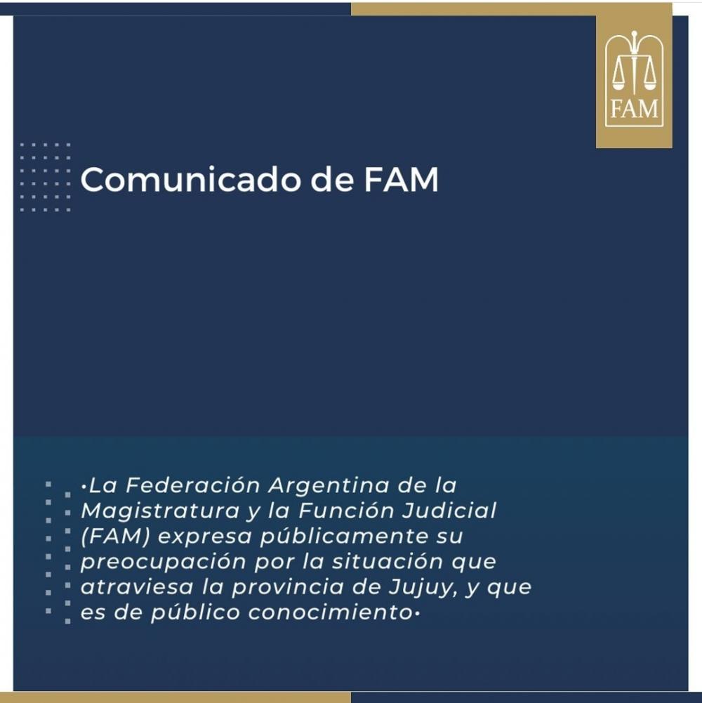 Comunicado FAM ante la situación en Jujuy