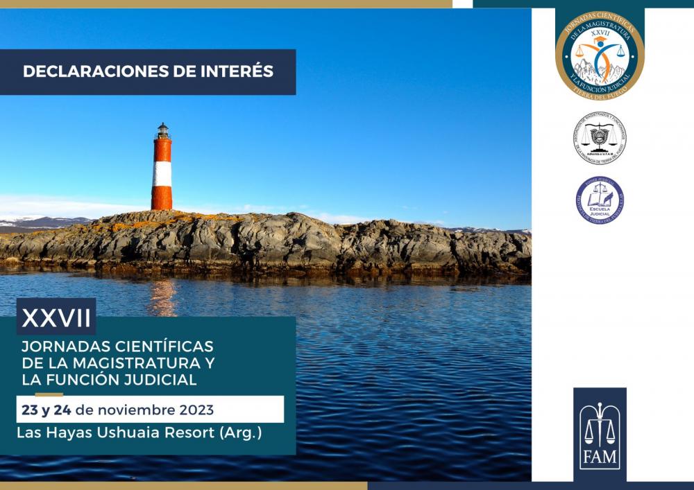 Declaraciones de Interés de las XXVII Jornadas Científicas de la Magistratura